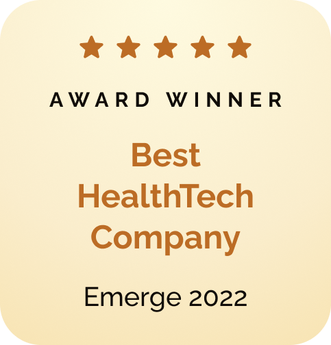 Emerge 2022 — Best HealthTech Company award